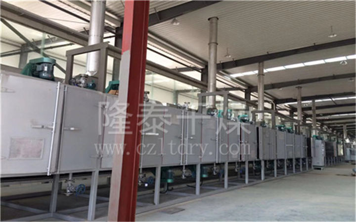 炉渣DW-1.6×12m单层带式干燥机