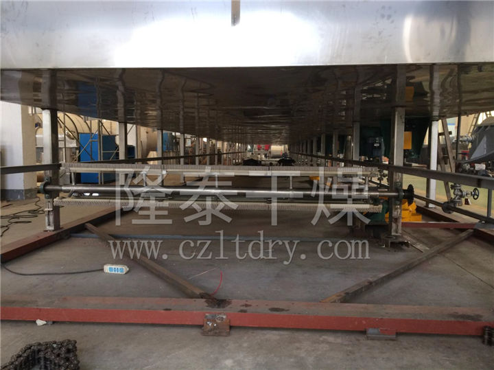 炉渣DW-1.6×12m单层带式干燥机